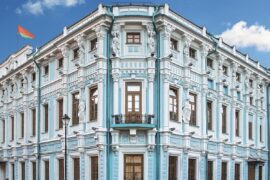 В Москве началась реставрация фасадов здания посольства Республики Беларусь